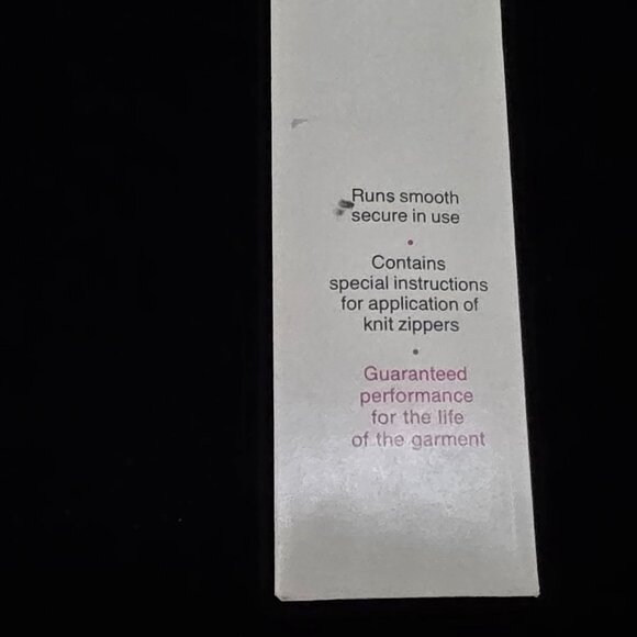 Talon Zipper 7" col 509 Tan Polyester All Fabric 1977 USA Lightweight Knit - Picture 3 of 4